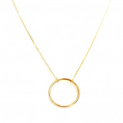 COLLAR CIRCULO DE LA VIDA DE ORO