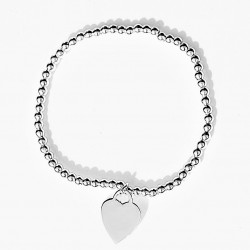 PULSERA CORAZÓN DE PLATA