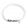 PULSERA ABUELA DE PLATA CON PERLAS