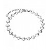 PULSERA CORAZONES DE PLATA