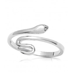 ANILLO SERPIENTE DE PLATA