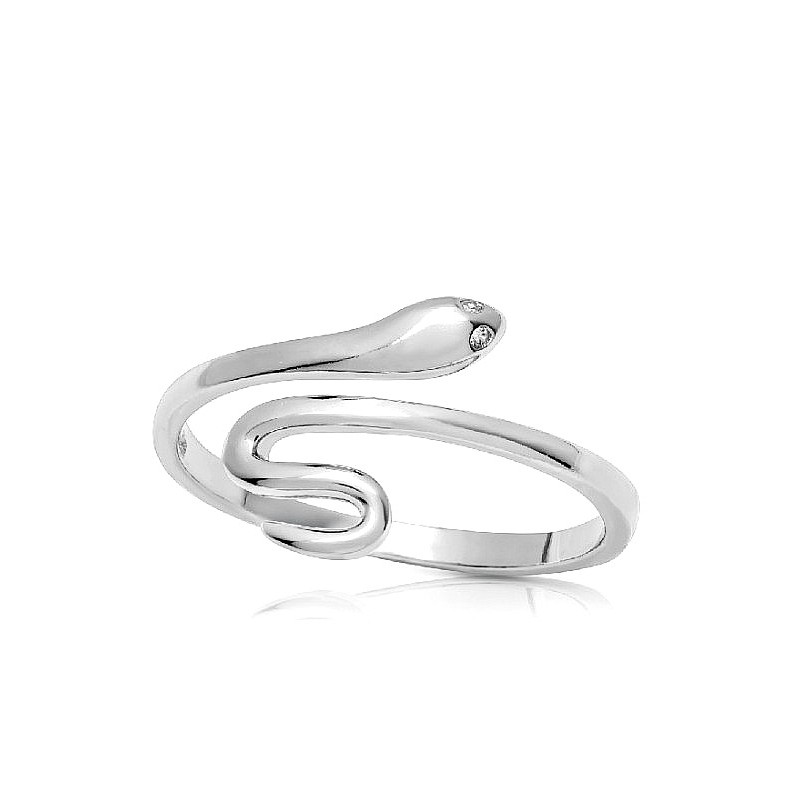 ANILLO SERPIENTE DE PLATA