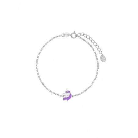 PULSERA UNICORNIO LILA