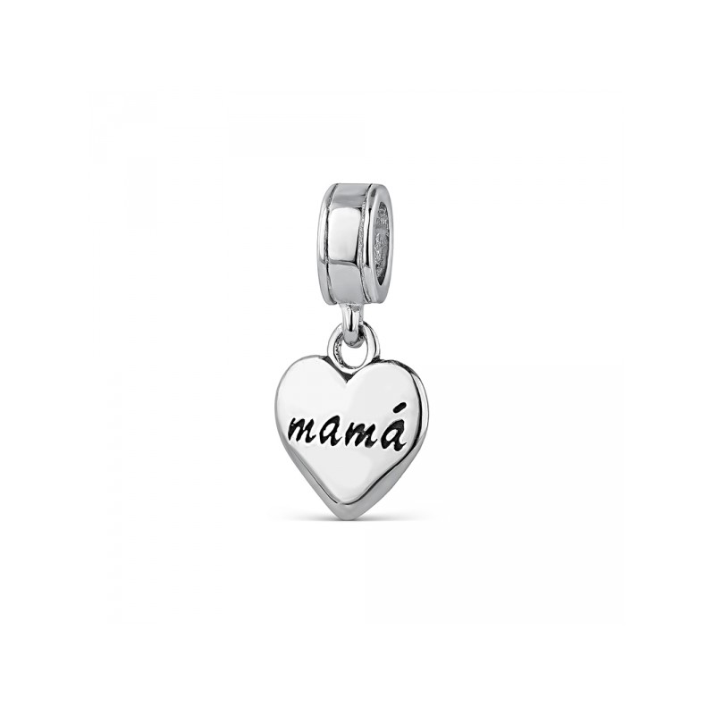 CHARM CORAZON MAMA DE PLATA