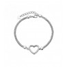 PULSERA CORAZON DE PLATA