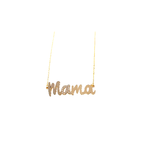 COLLAR MAMA DE ORO 18 KILATES