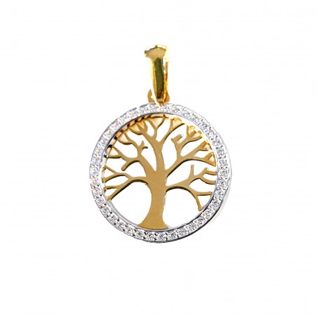 COLGANTE ARBOL DE LA VIDA DE ORO