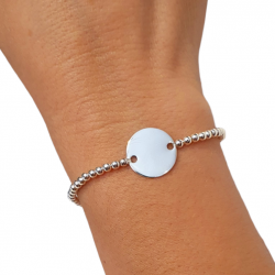 PULSERA PLACA DE PLATA