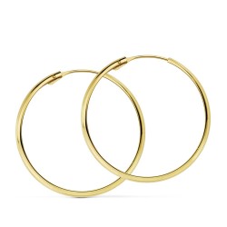 AROS LISOS DE ORO 18 KILATES