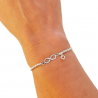 PULSERA INFINITO DE PLATA