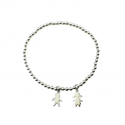 PULSERA NIÑOS DE PLATA