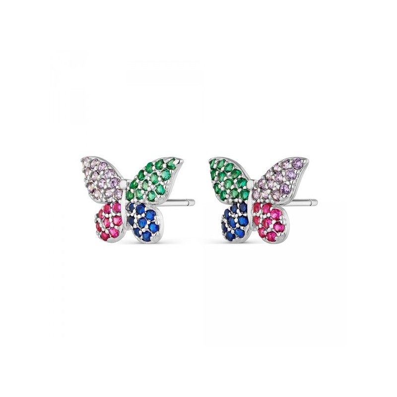 Pendientes Mariposa Plata