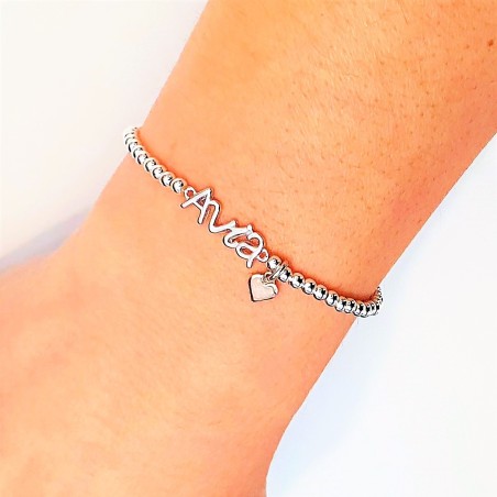 PULSERA AVIA DE PLATA