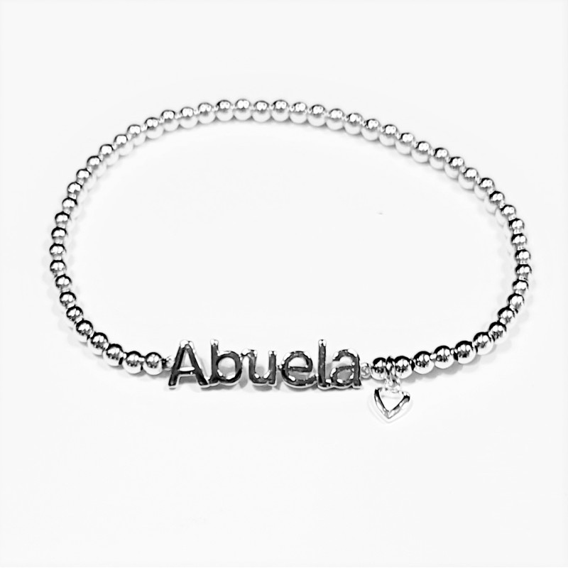 PULSERA ABUELA DE PLATA