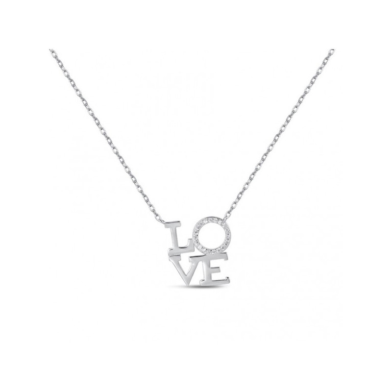 COLLAR LOVE DE PLATA