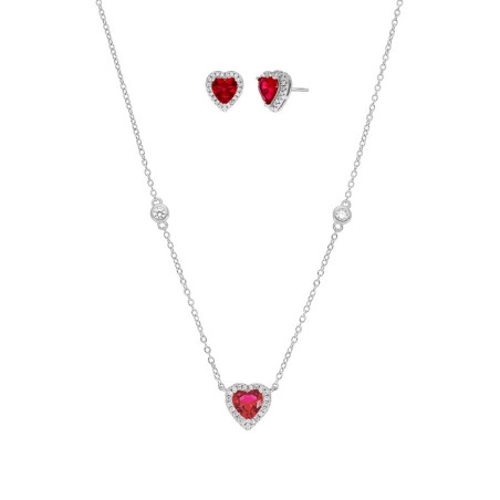 CONJUNTO CORAZON RUBI