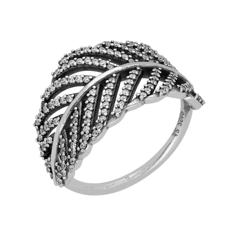 ANILLO PLUMA DE PLATA ANILLO PLUMA DE PLATA