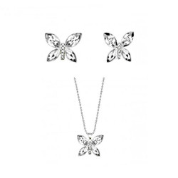 CONJUNTO MARIPOSAS BLANCAS