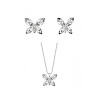 CONJUNTO MARIPOSAS BLANCAS