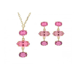 CONJUNTO PLATA DORADA