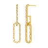 PENDIENTES DOBLE ESLABON DE PLATA