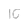 PENDIENTES CRIOLLA ENROSCADA DE PLATA