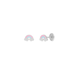 PENDIENTES ARCO IRIS BEBE