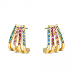PENDIENTES TIRAS MULTICOLOR