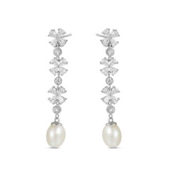 PENDIENTES LARGOS DE PLATA