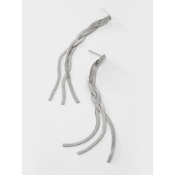 PENDIENTES LARGOS DE ACERO INOXIDABLE