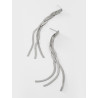 PENDIENTES LARGOS DE ACERO INOXIDABLE