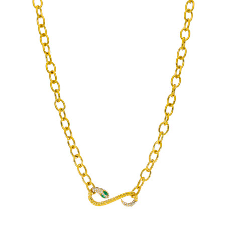 COLLAR SNAKE DORADO