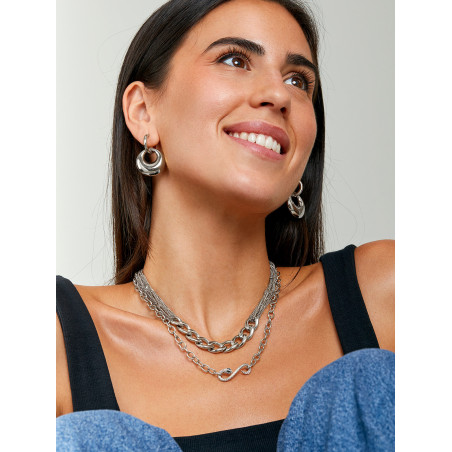 GARGANTILLA MINI MEDALLITA DE PLATA