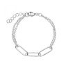 PULSERA DOBLE CADENA DE PLATA