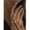 ANILLO PERLAS DE PLATA