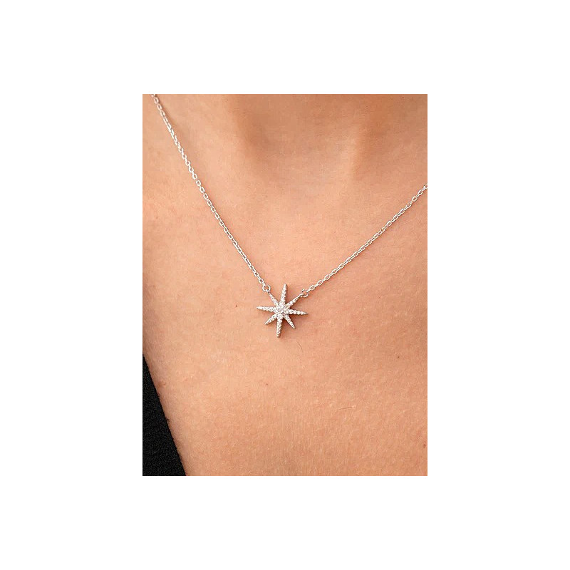 COLLAR ESTRELLA POLAR DE PLATA