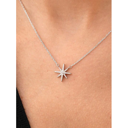 COLLAR ESTRELLA POLAR DE PLATA