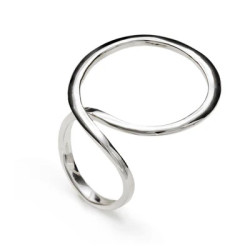 ANILLO CIRCULO XL DE PLATA