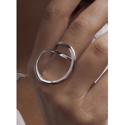 ANILLO CIRCULO XL DE PLATA