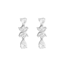 PENDIENTES LARGOS DE PLATA