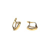 PENDIENTES DOBLES DE ORO AMARILLO DE LEY 18 KILATES
