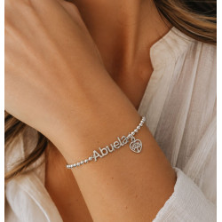 PULSERA ABUELA DE PLATA
