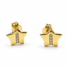 PENDIENTES ESTRELLA DE ORO DE LEY