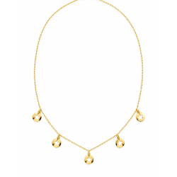 GARGANTILLA ESTRELLAS DE ORO AMARILLO 18 KILATES