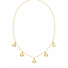 GARGANTILLA ESTRELLAS DE ORO AMARILLO 18 KILATES