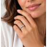 ANILLO MEDIA ALIANZA ORO BLANCO