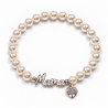 PULSERA MAMA DE PLATA CON PERLAS