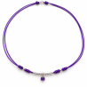 COLLAR MACRAME LILA