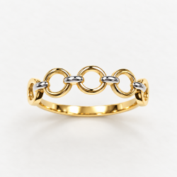 ANILLO CIRCULOS DE ORO