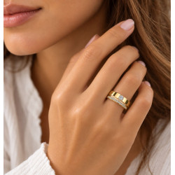 ANILLO DOBLE ORO 18K